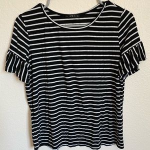 Striped B&W Top